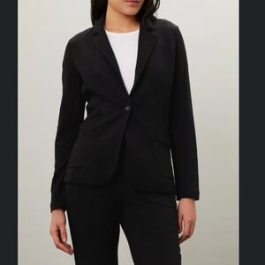 Betabrand black blazer